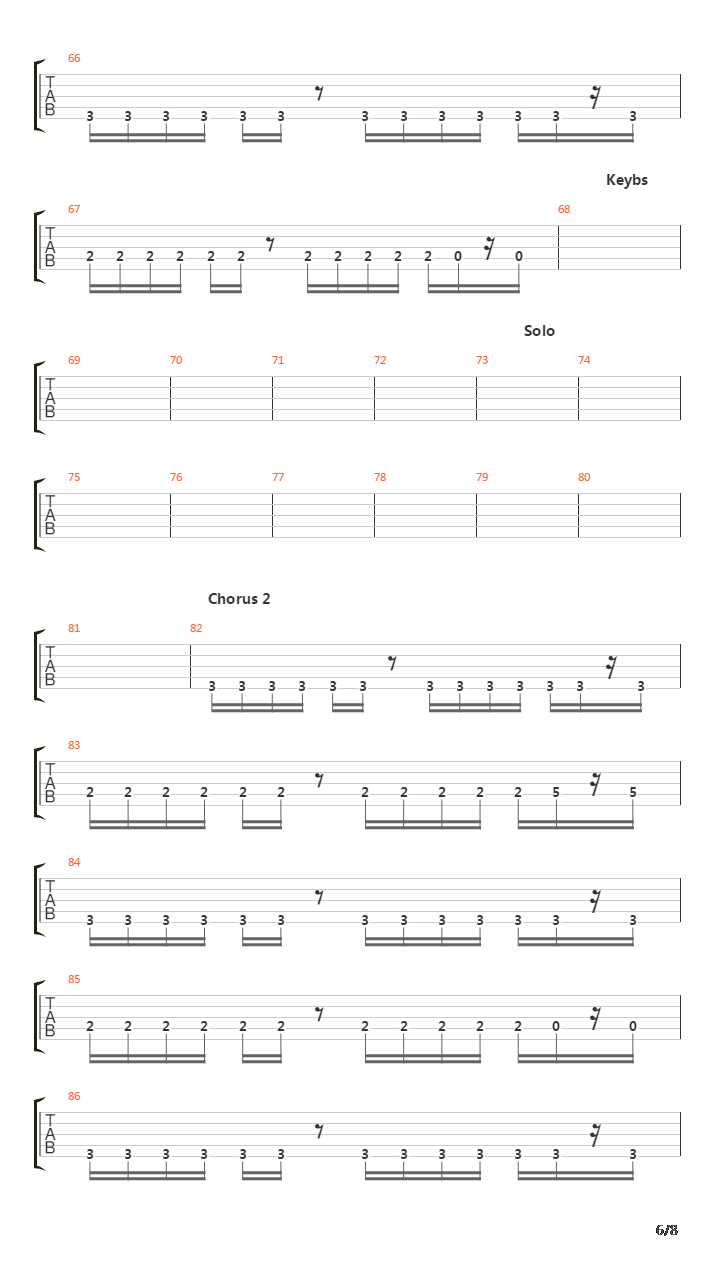 Departure Plan吉他谱