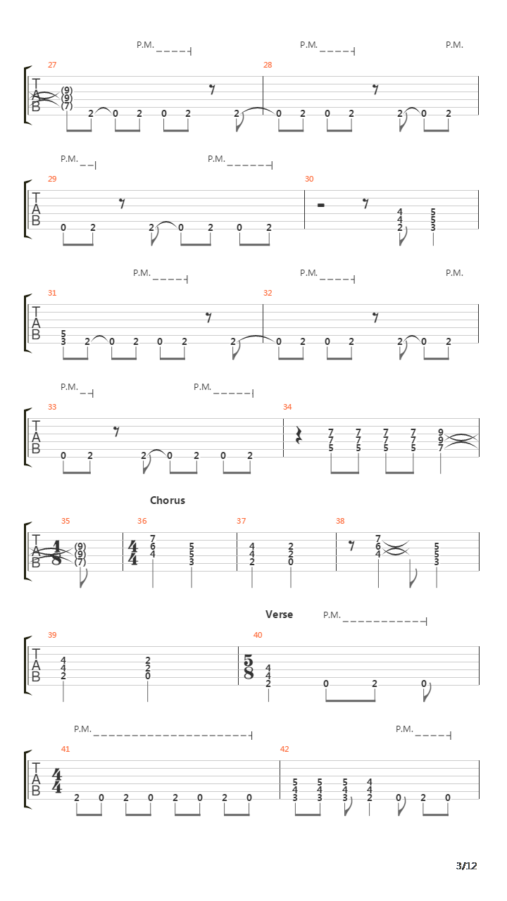 Figure Number Five吉他谱