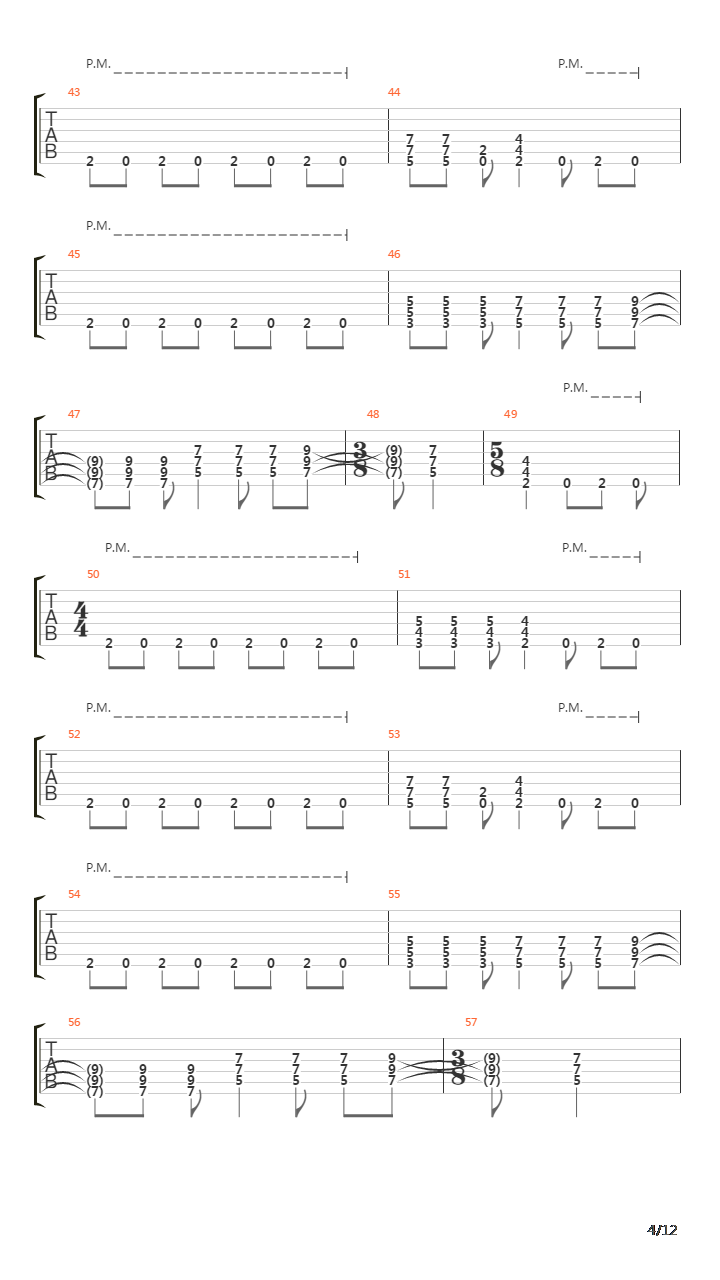 Figure Number Five吉他谱