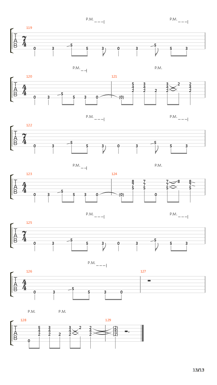 Final Fatal Force吉他谱