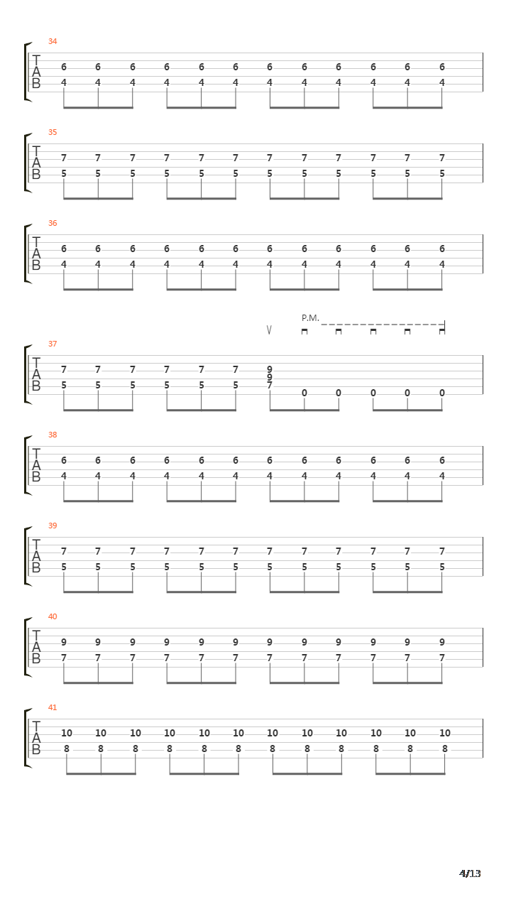 Final Fatal Force吉他谱