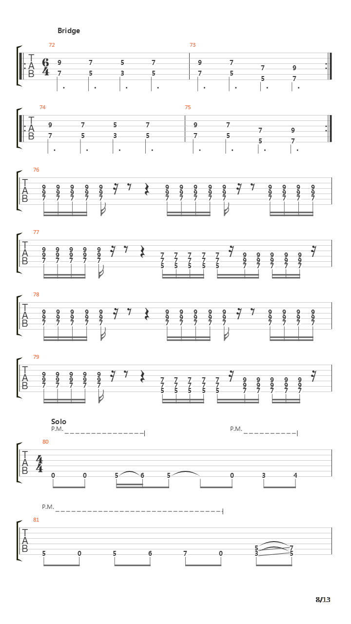 Final Fatal Force吉他谱