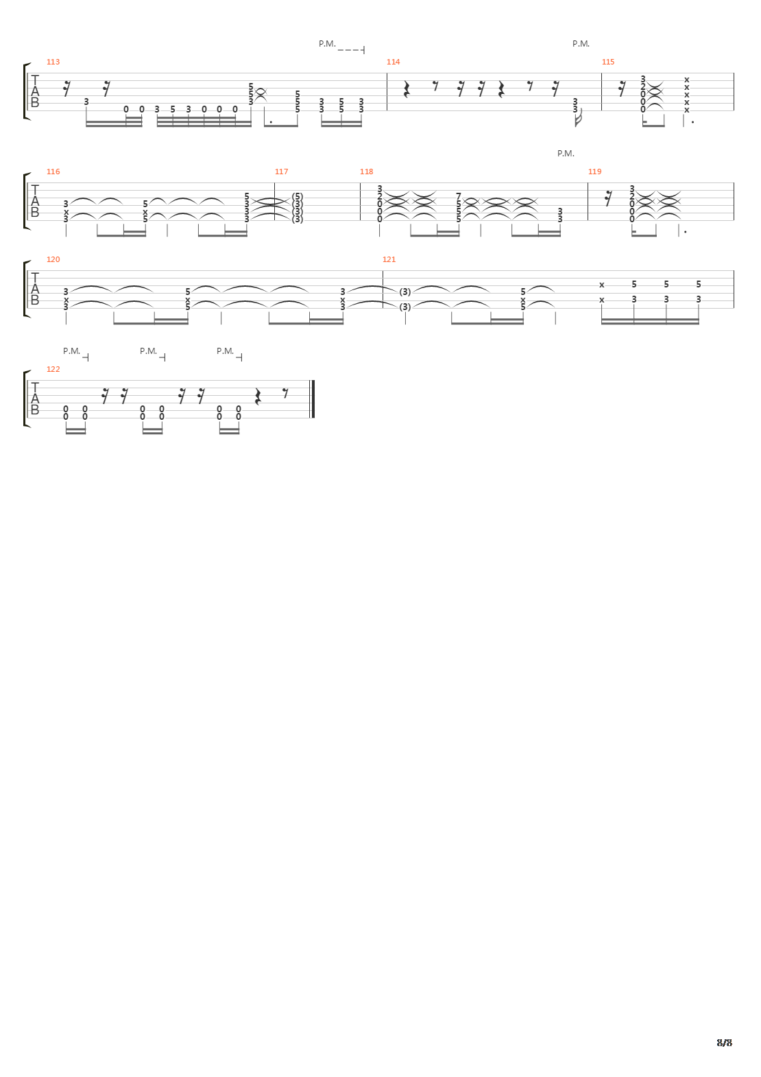 Night Comes Clean吉他谱