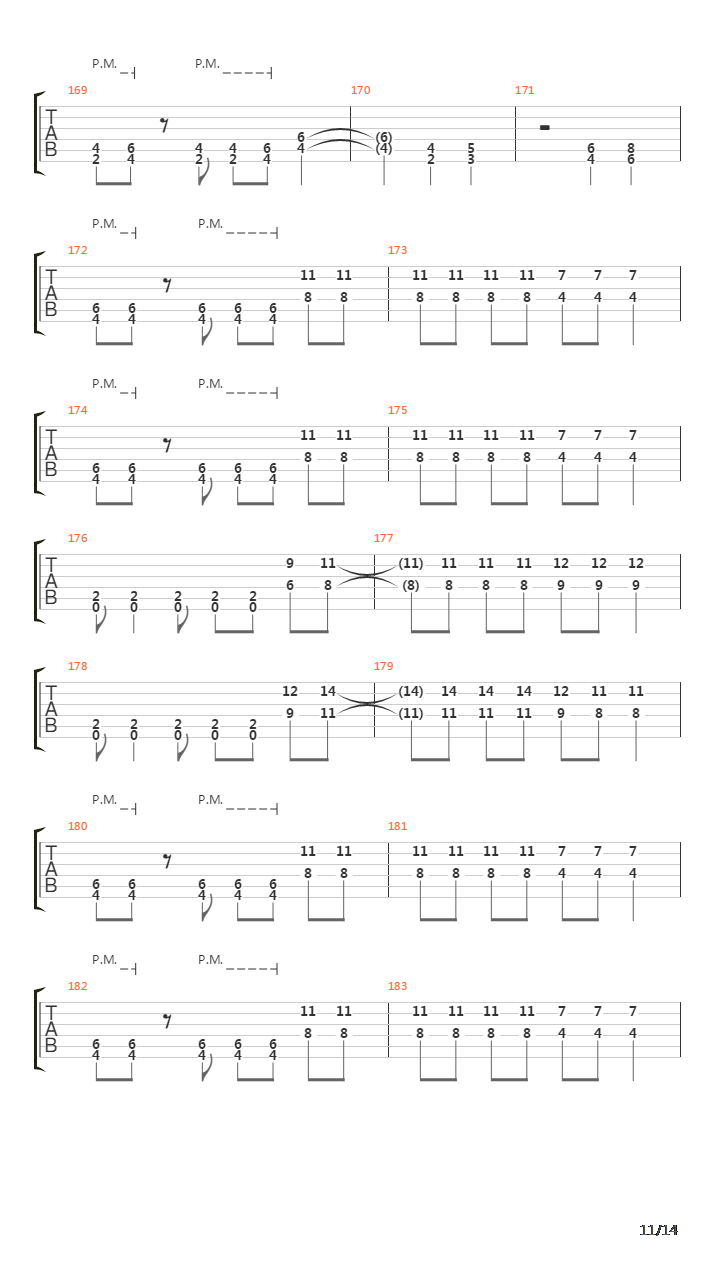 Soilworkers Song Of The Damned吉他谱