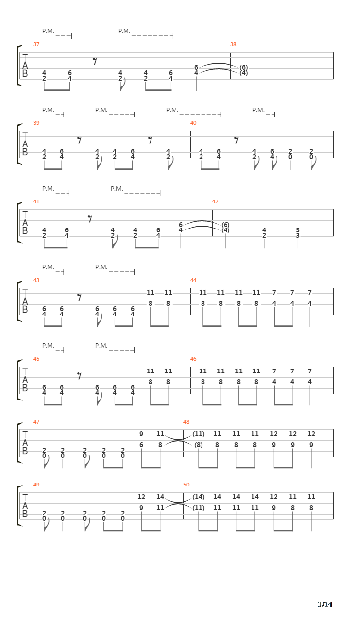 Soilworkers Song Of The Damned吉他谱