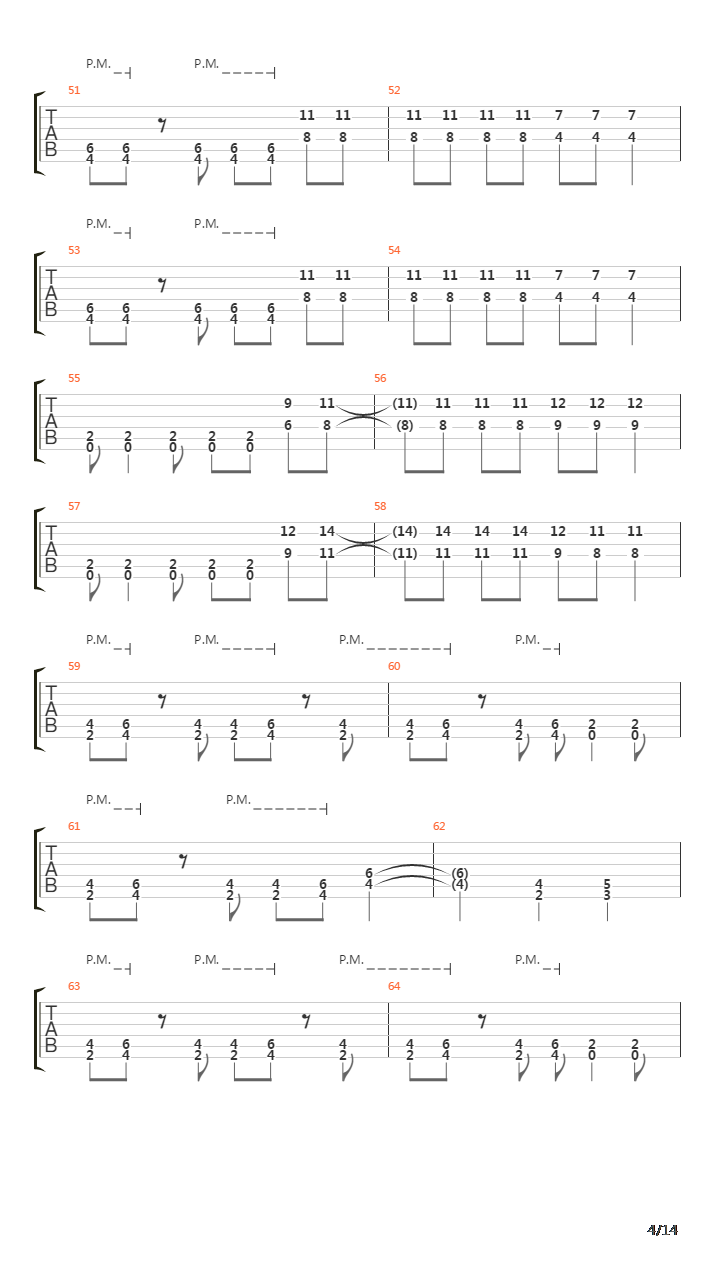 Soilworkers Song Of The Damned吉他谱