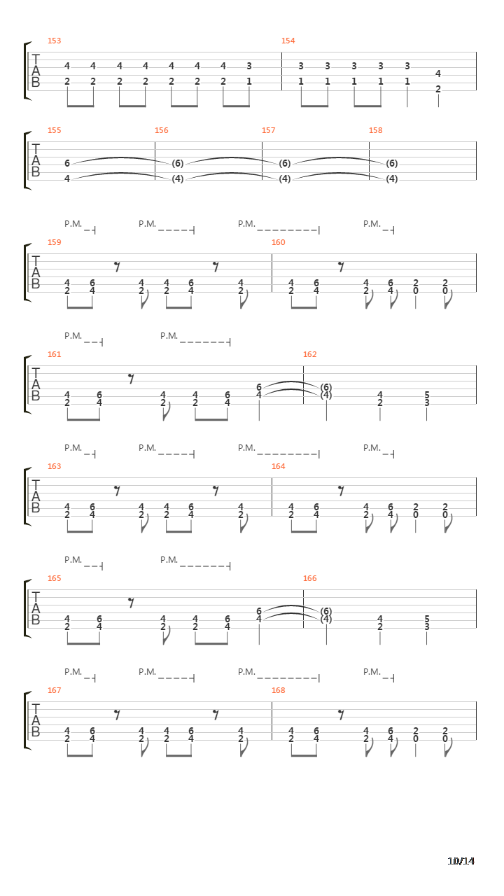 Soilworkers Song Of The Damned吉他谱