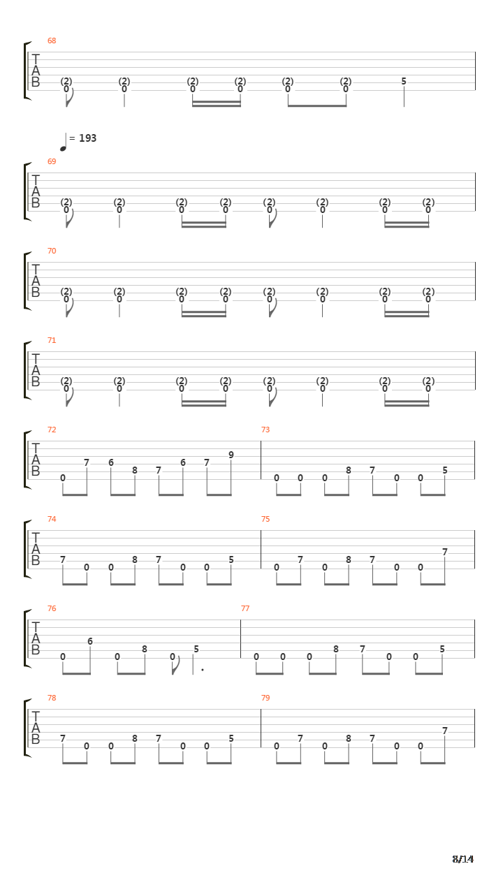 Structure Divine吉他谱