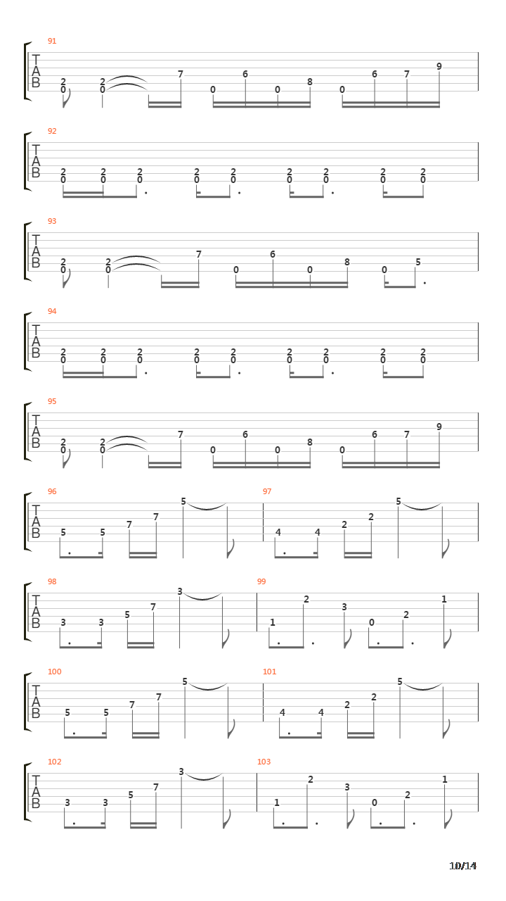 Structure Divine吉他谱