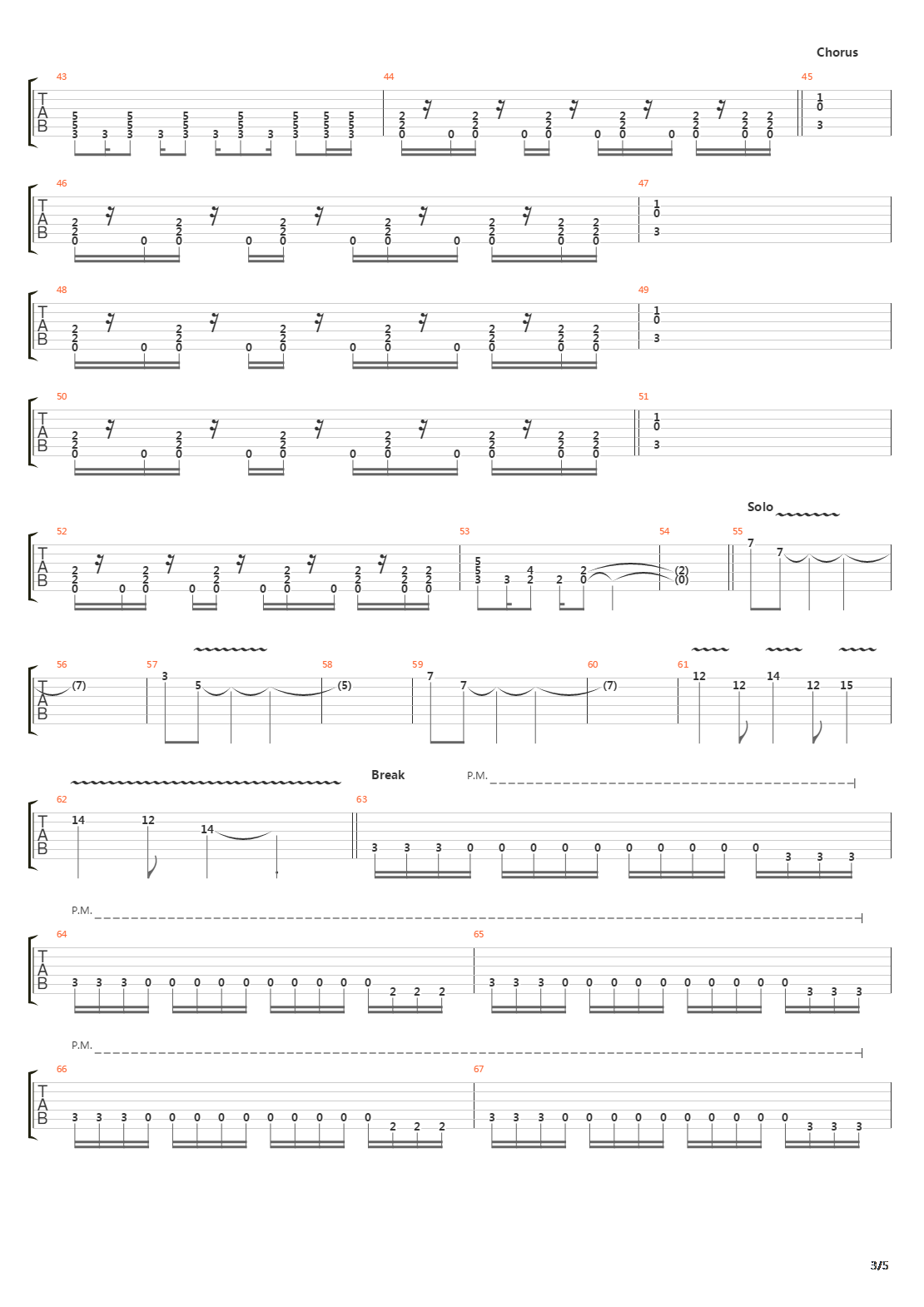 The Crestfallen吉他谱