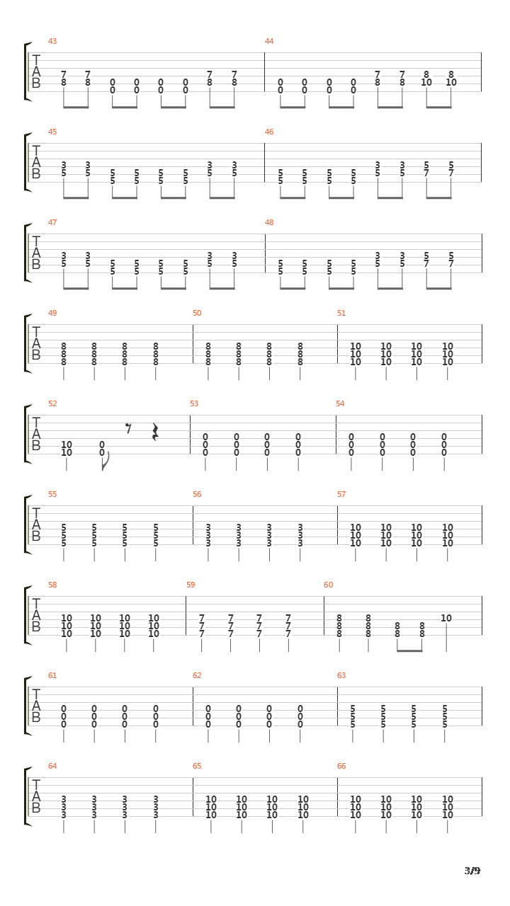 Flashback吉他谱