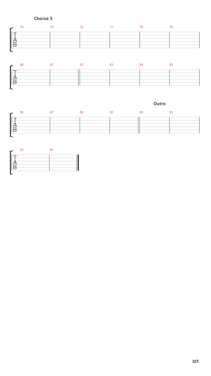 Flashback吉他谱