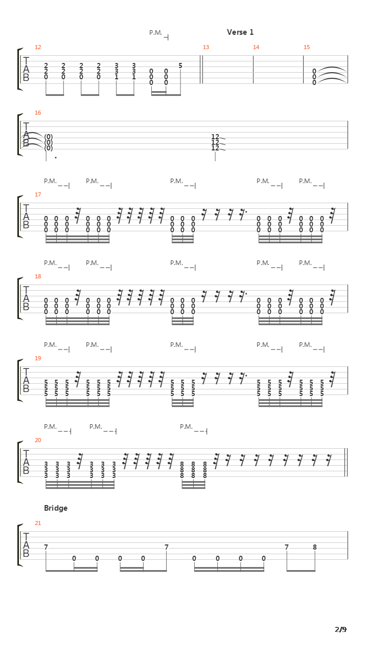 Flashback吉他谱