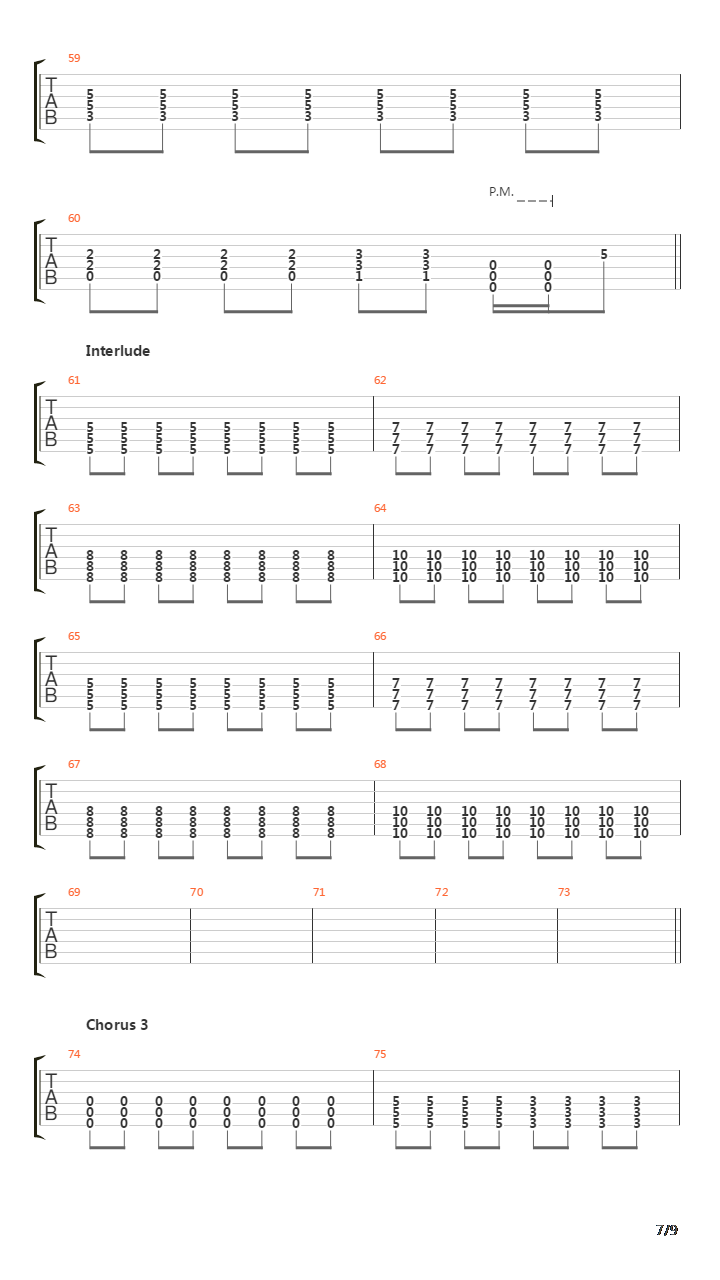 Flashback吉他谱