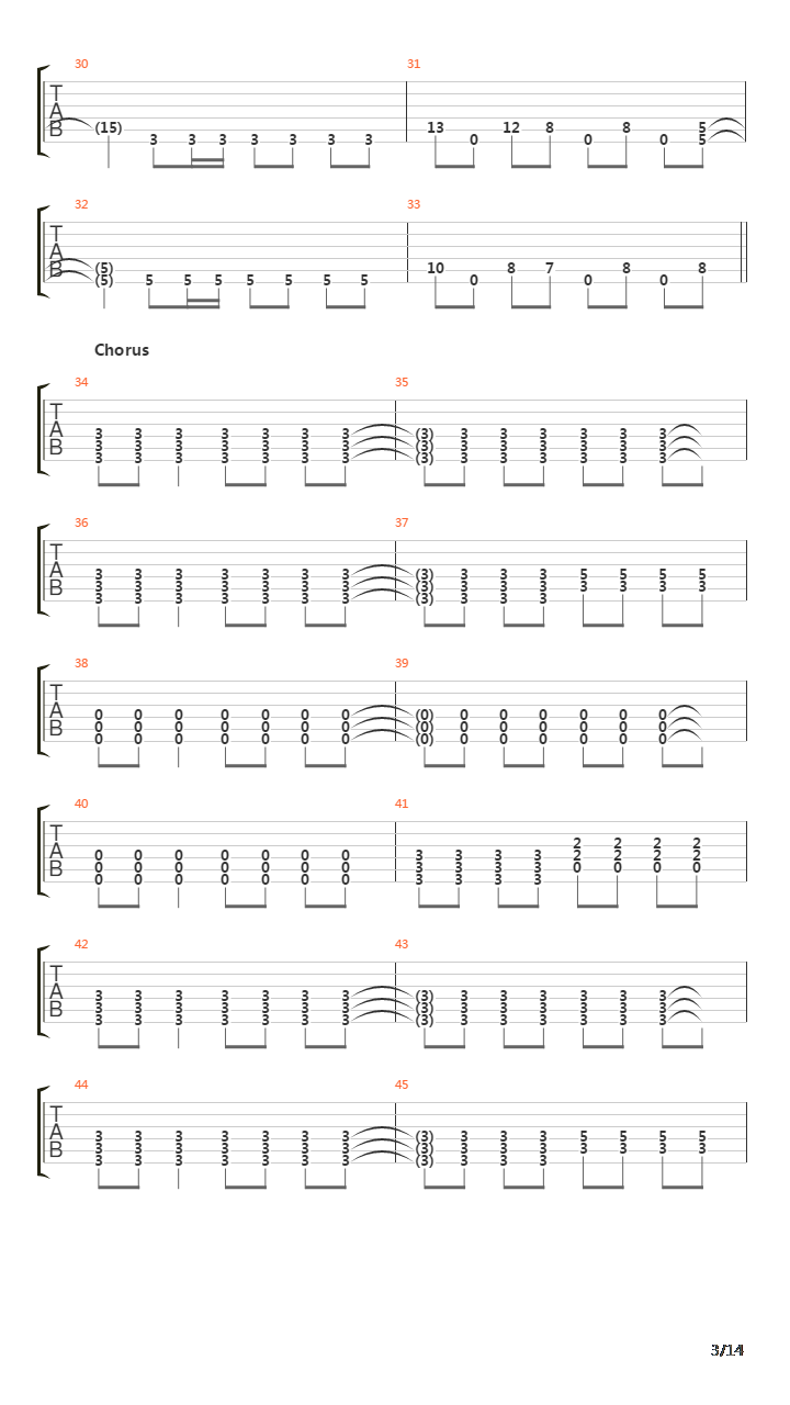 Hellgate Worcester吉他谱