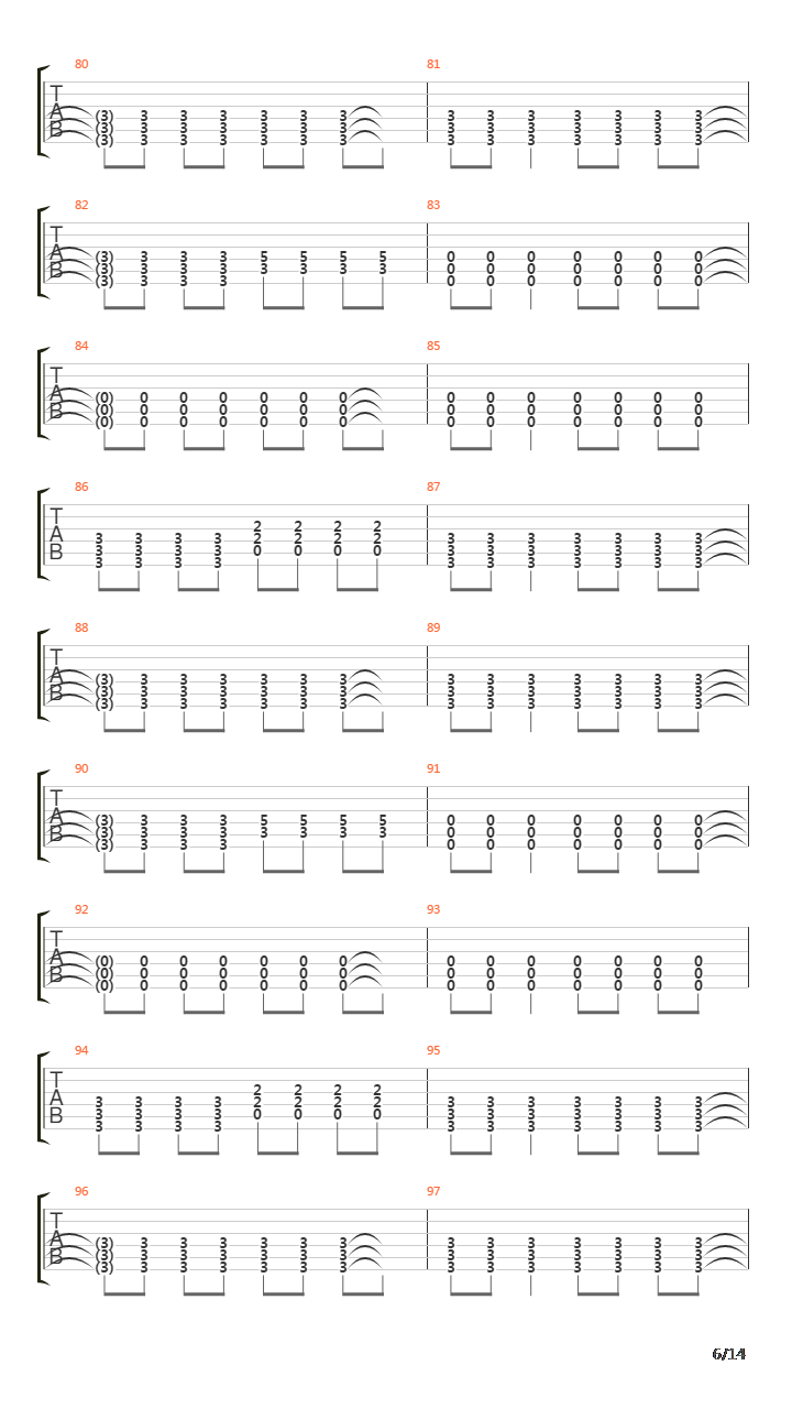 Hellgate Worcester吉他谱