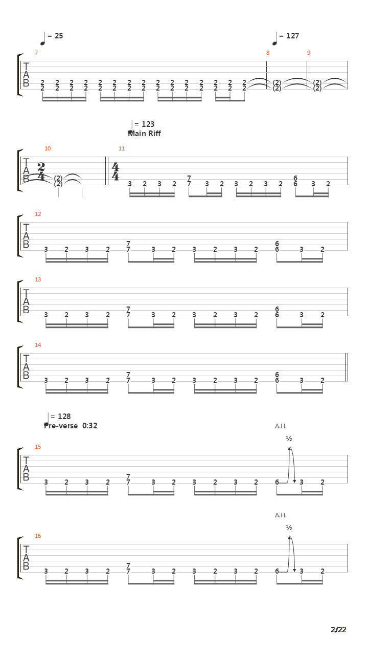 Doom吉他谱