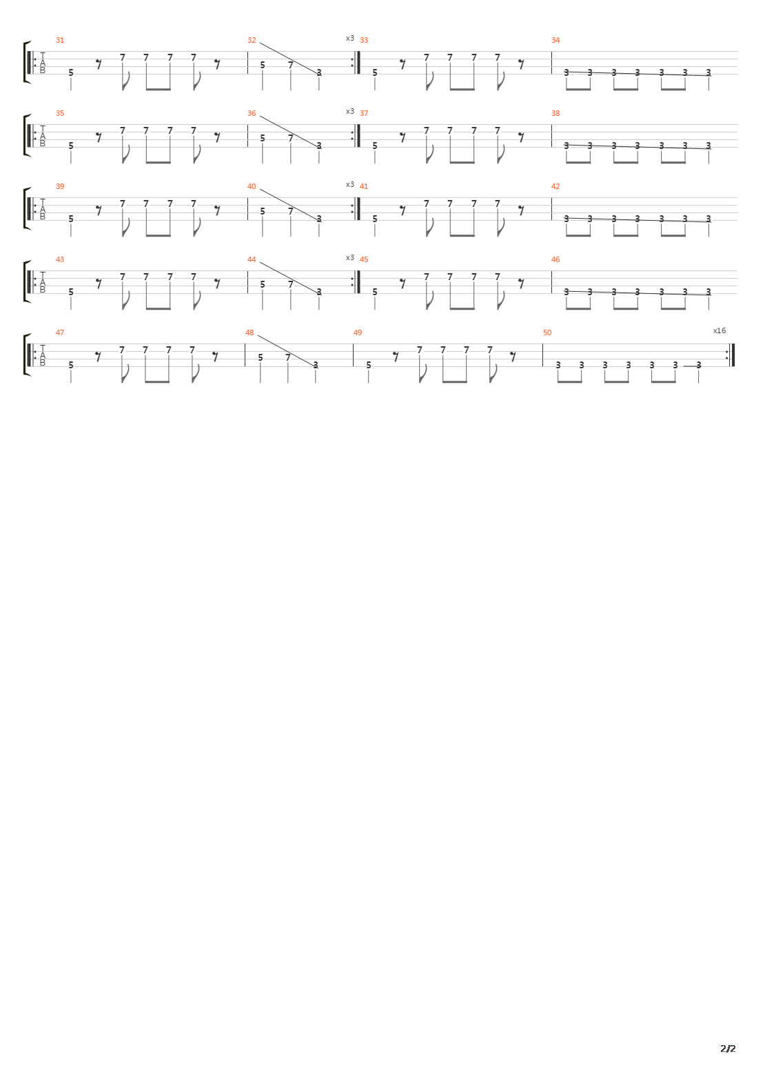 Moses吉他谱