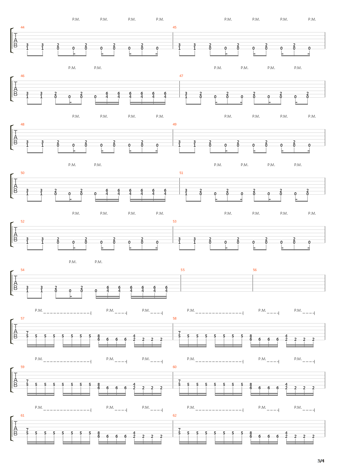 Porrada吉他谱