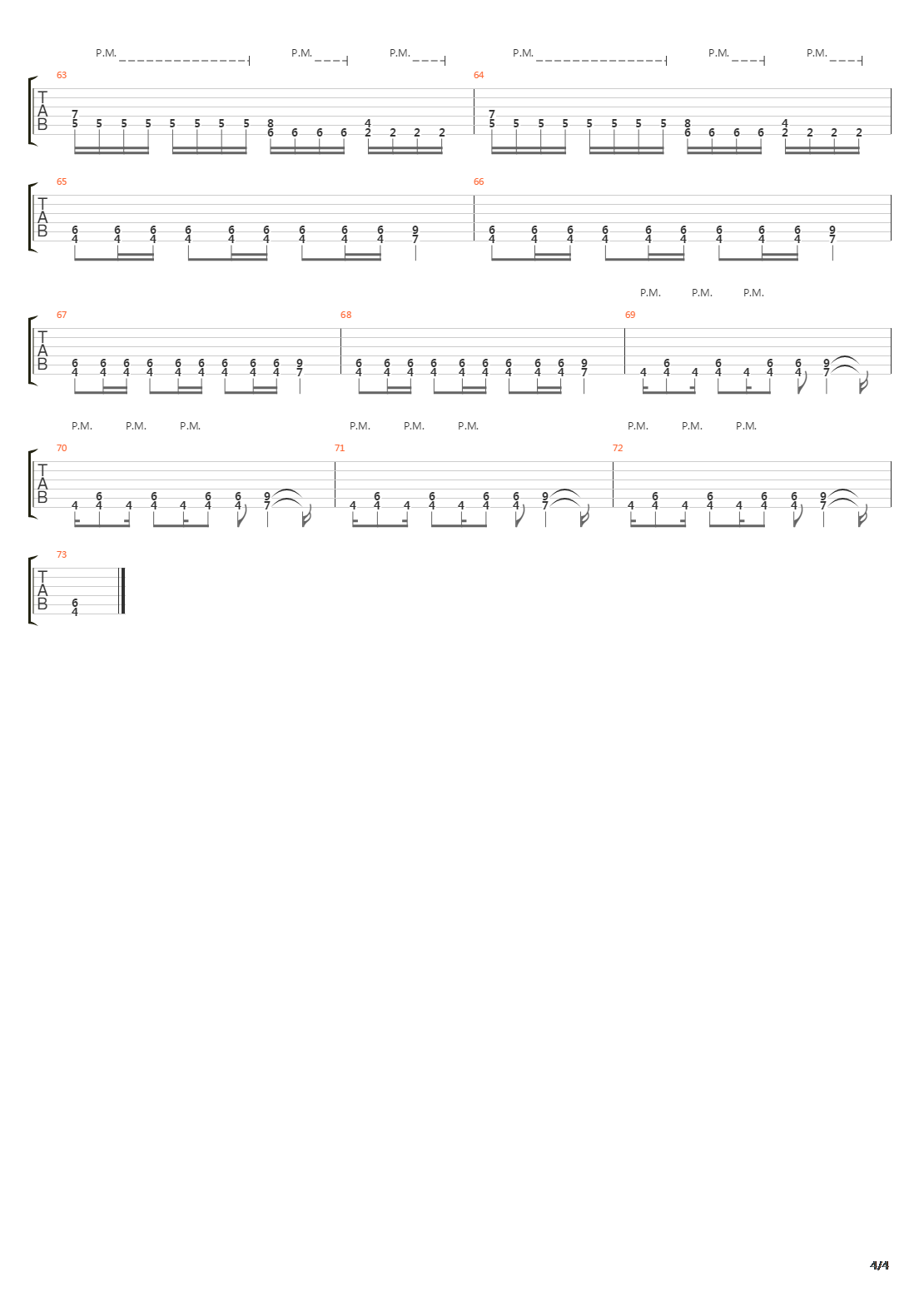 Porrada吉他谱