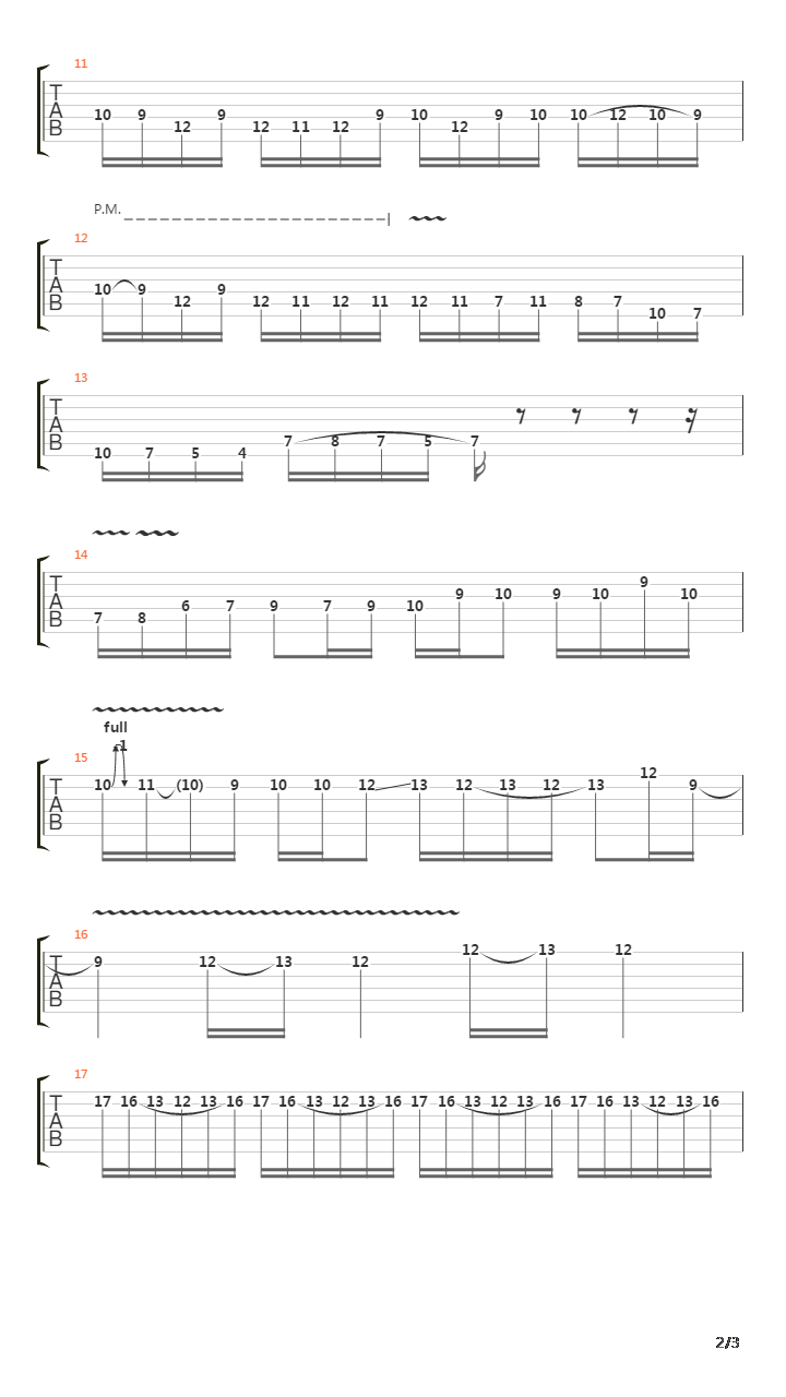 Porrada吉他谱