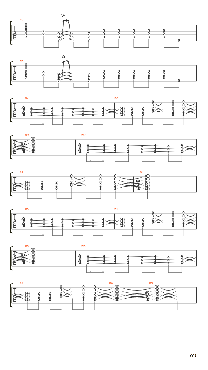 Fell On Black Days吉他谱