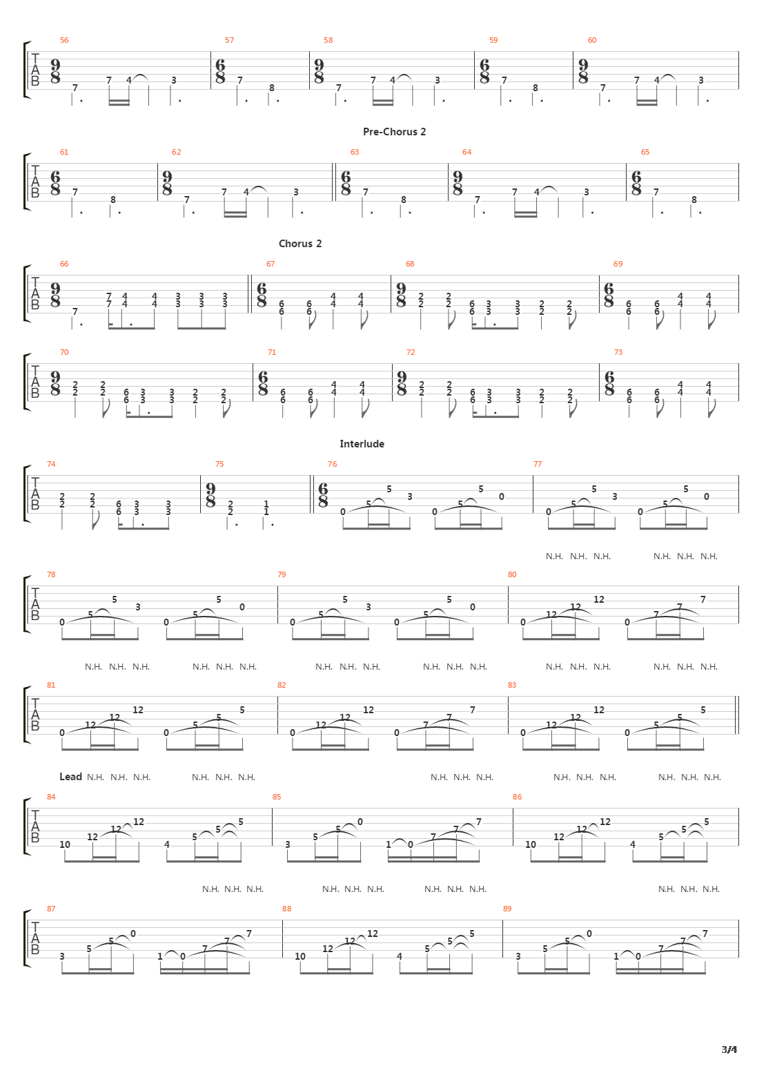 Limo Wreck吉他谱