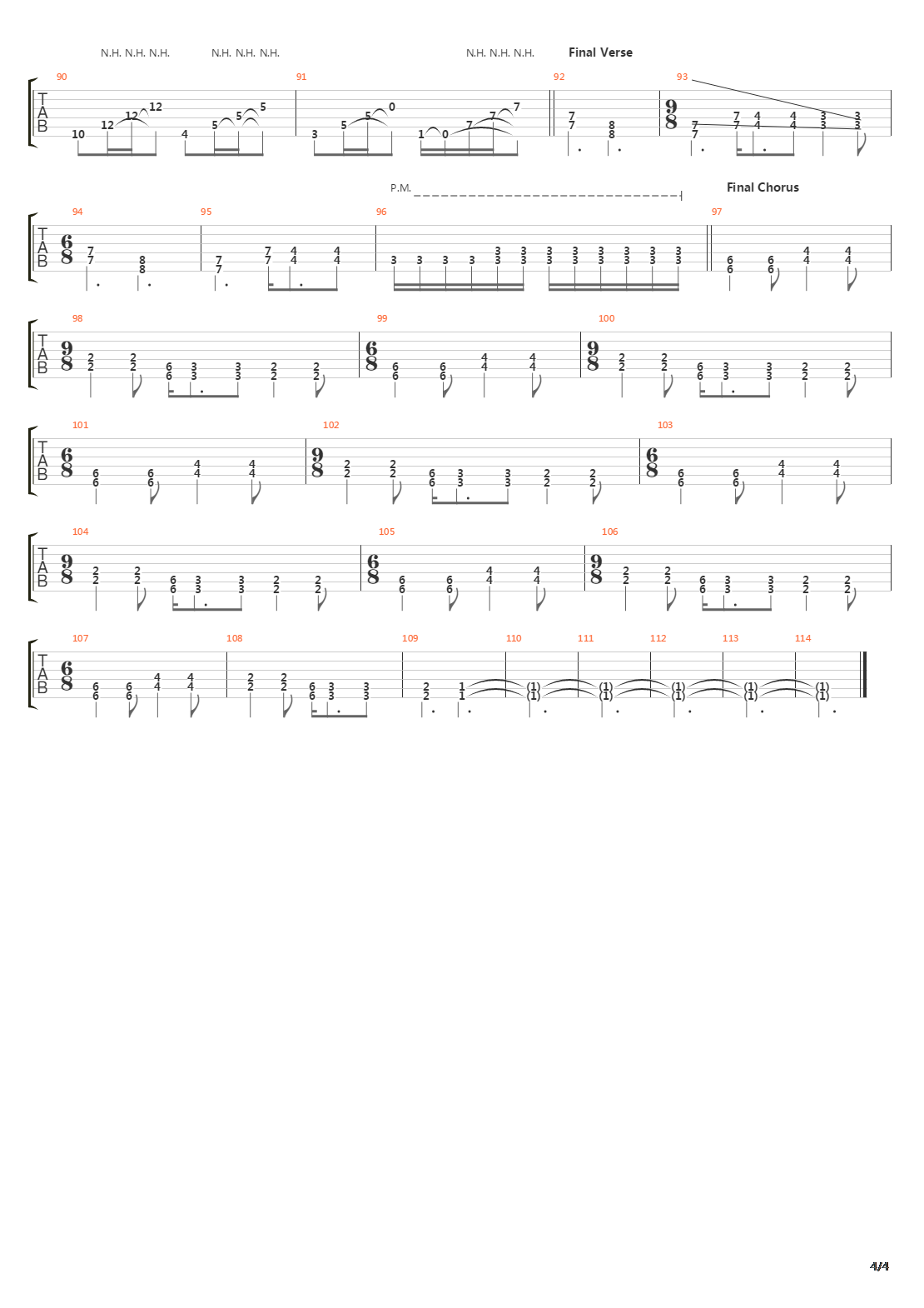 Limo Wreck吉他谱