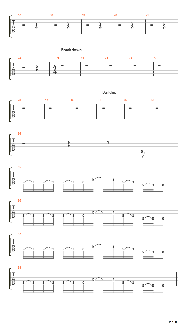 Spoonman吉他谱