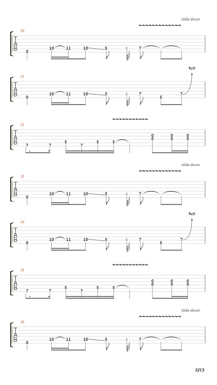 Tighter And Tighter吉他谱