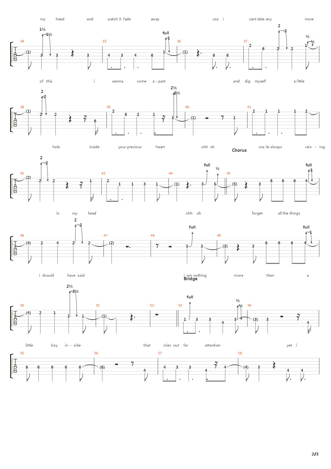 Epiphany吉他谱