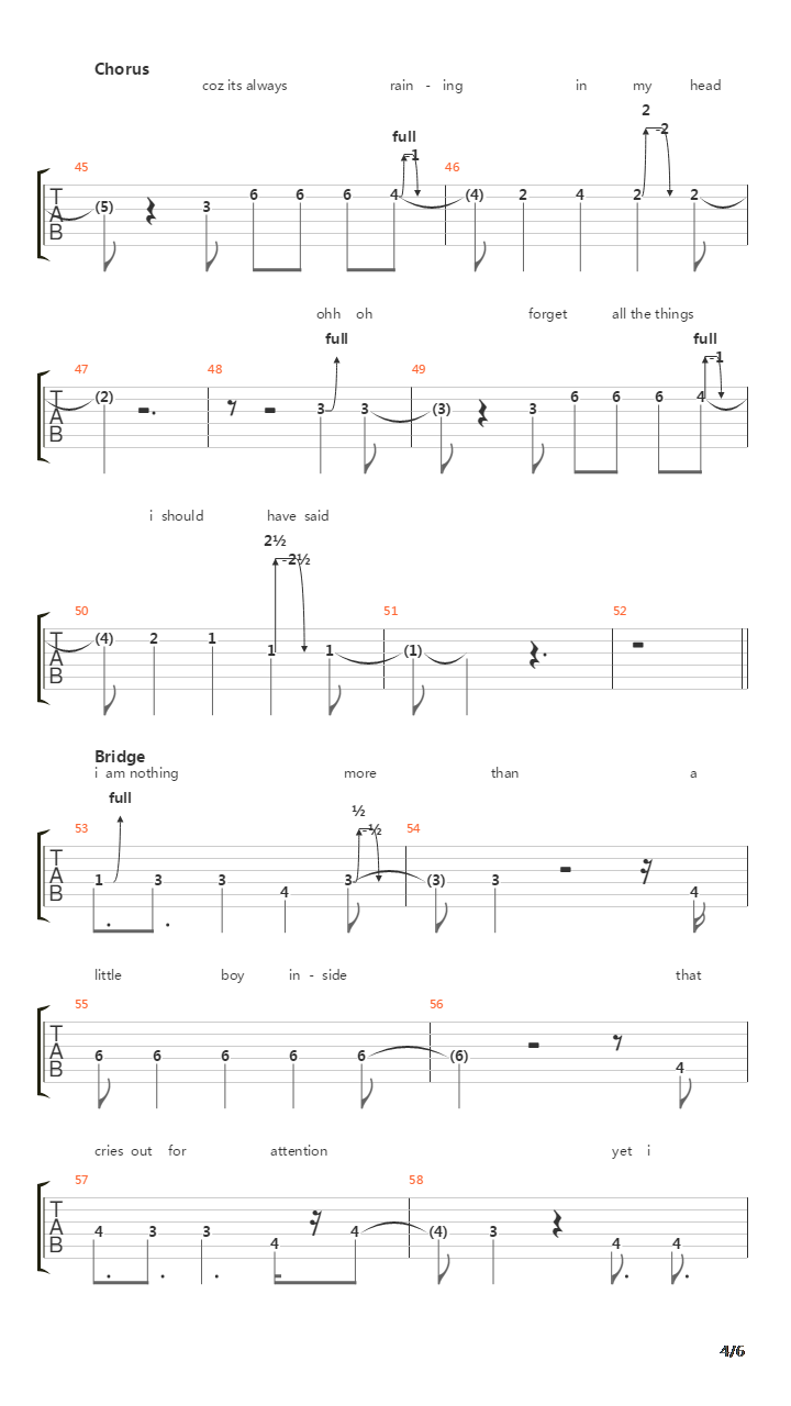 Epiphany吉他谱