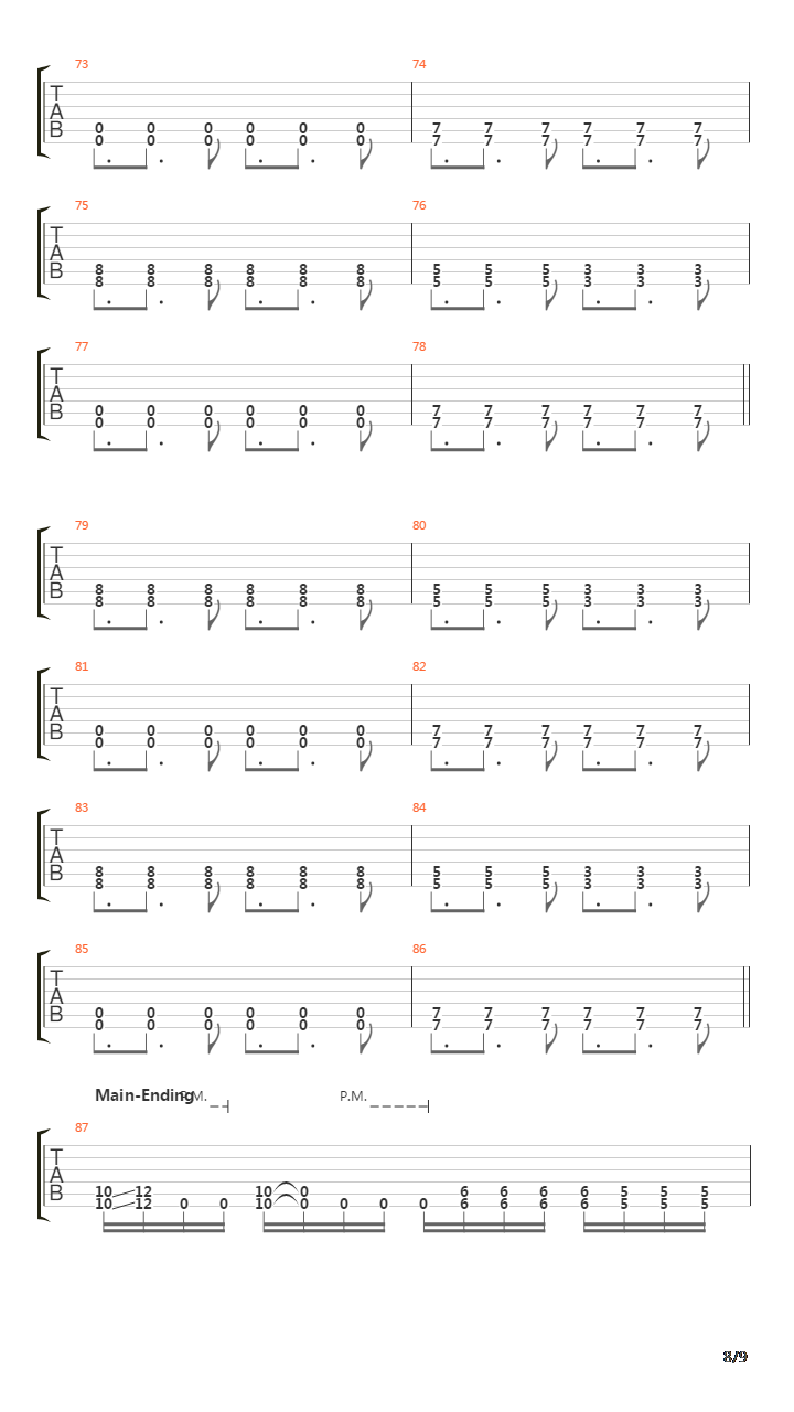 Falling吉他谱