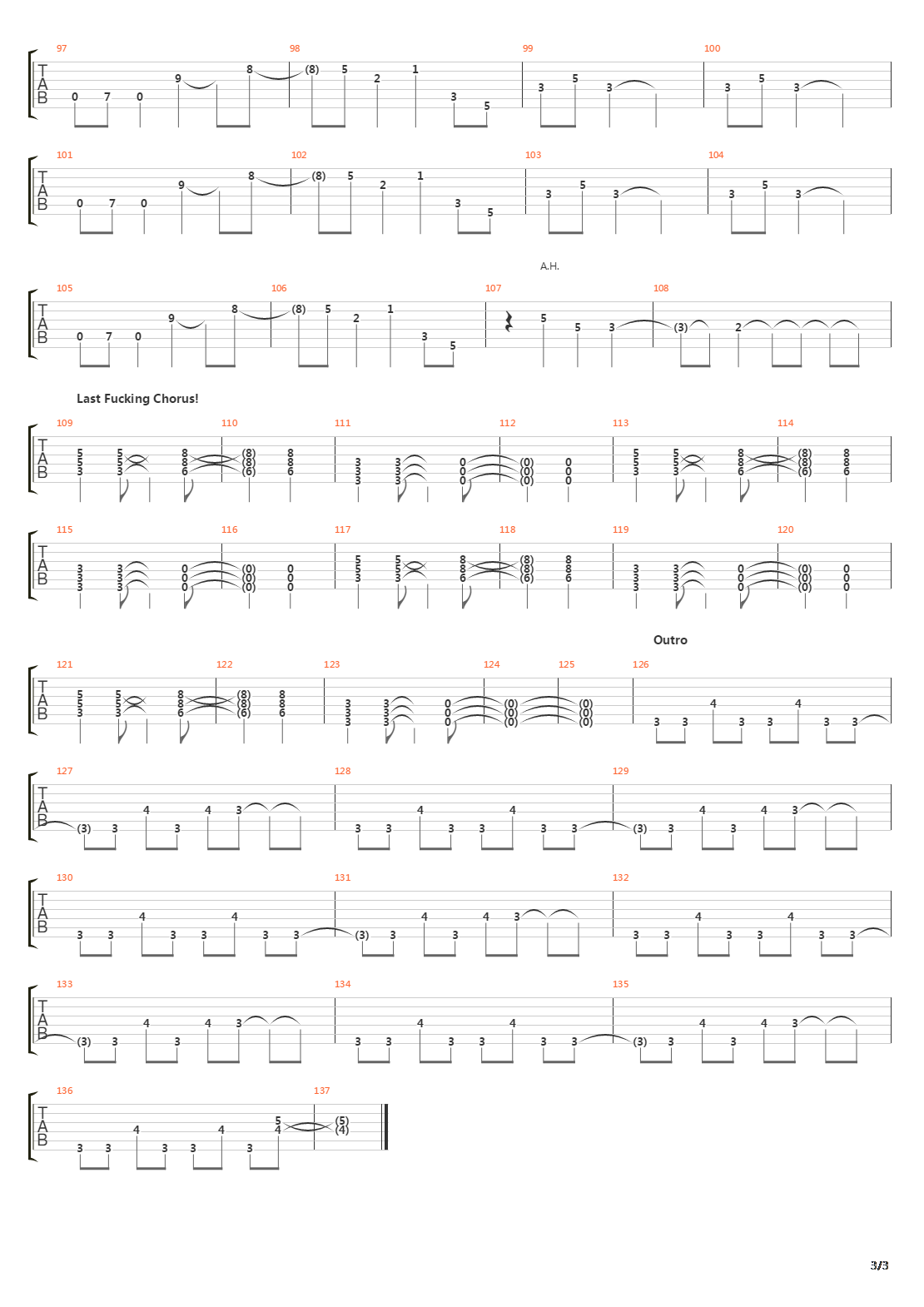 Me吉他谱