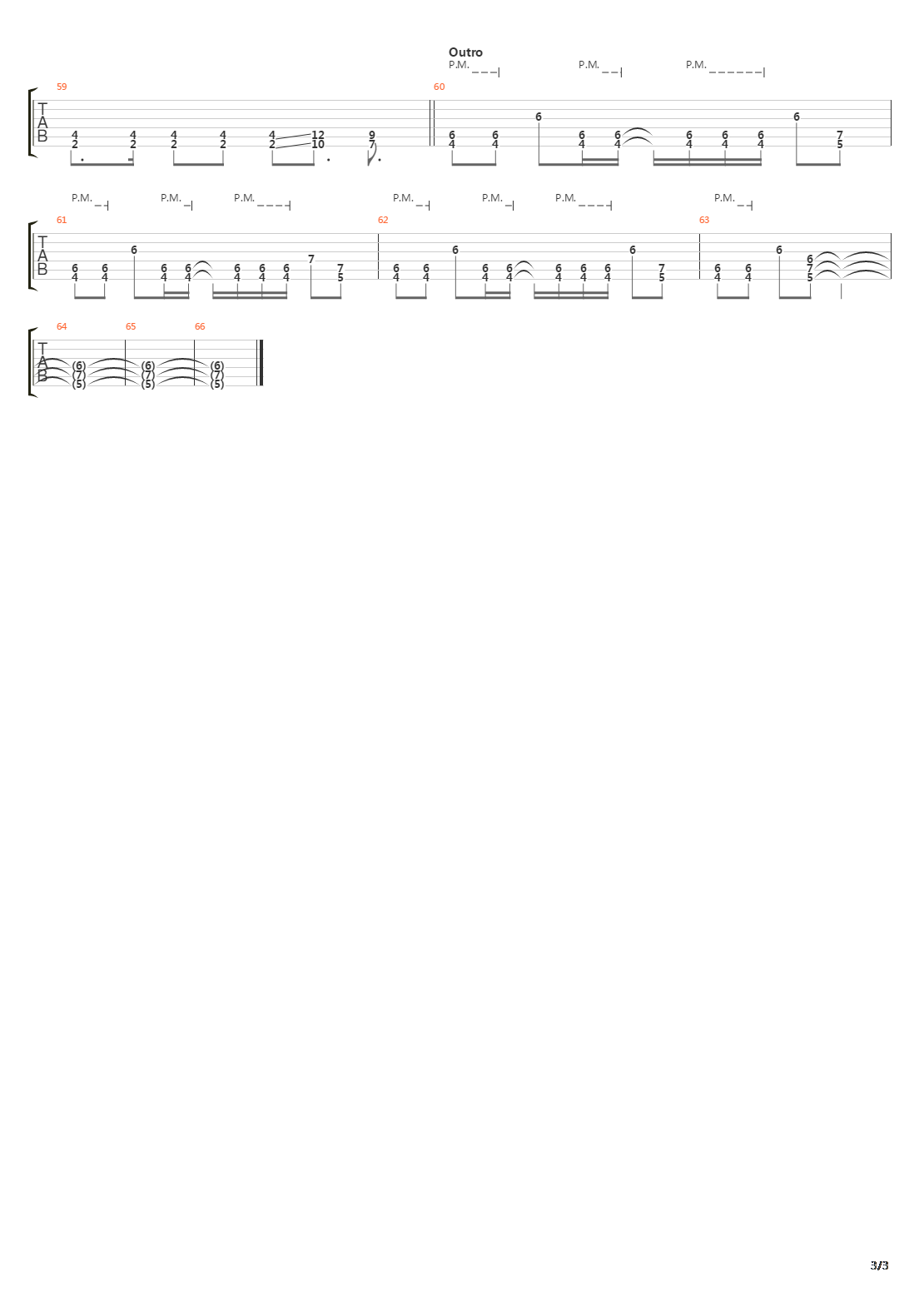 Pressure吉他谱