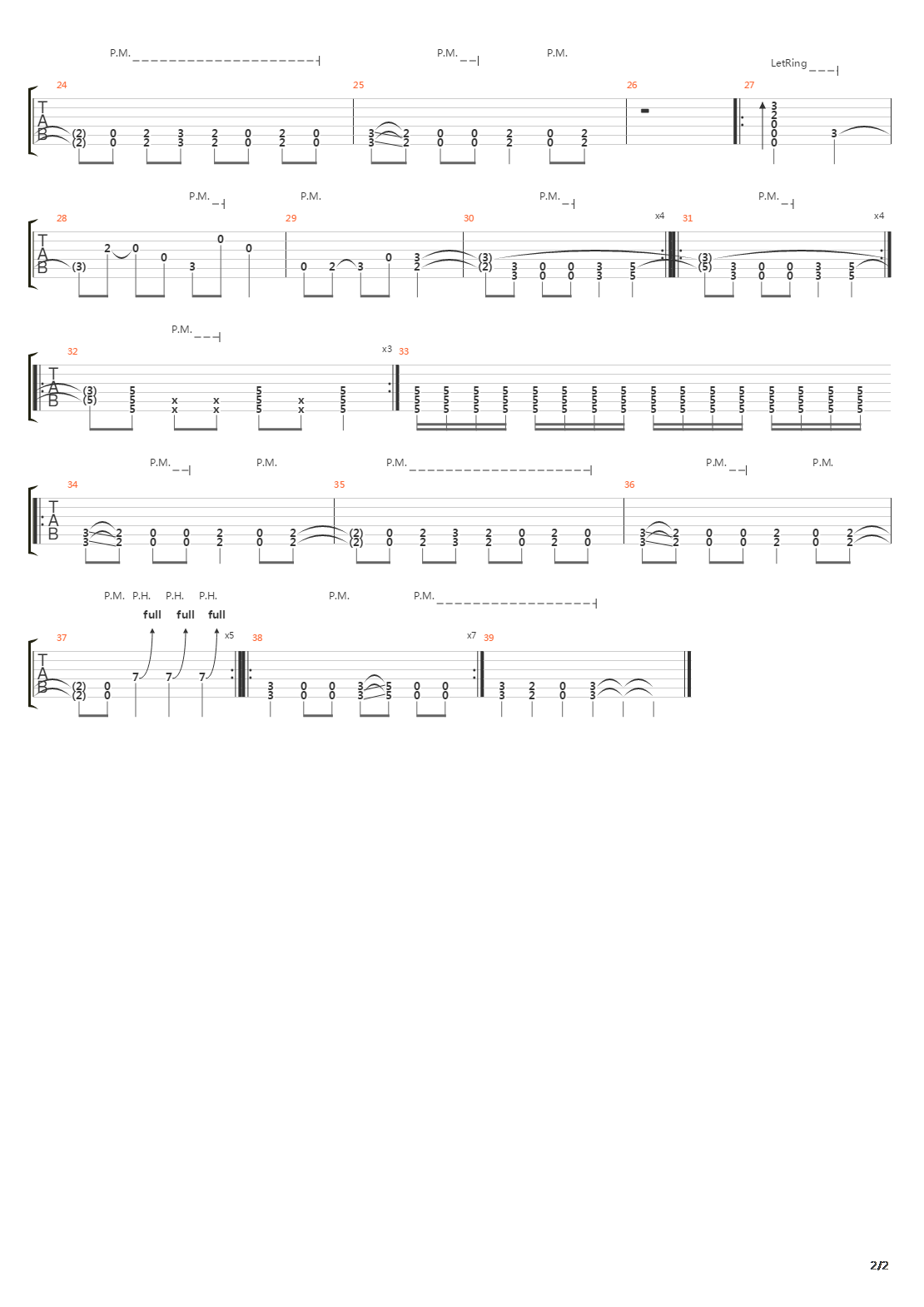 See Thru吉他谱