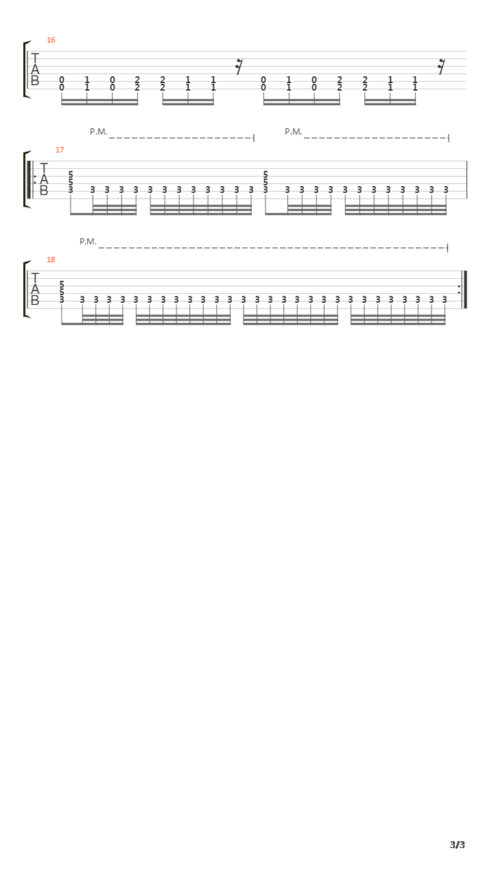 Chemical Logix吉他谱