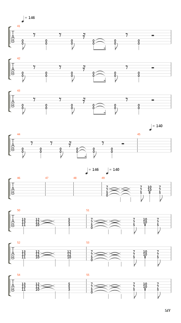 Cold吉他谱