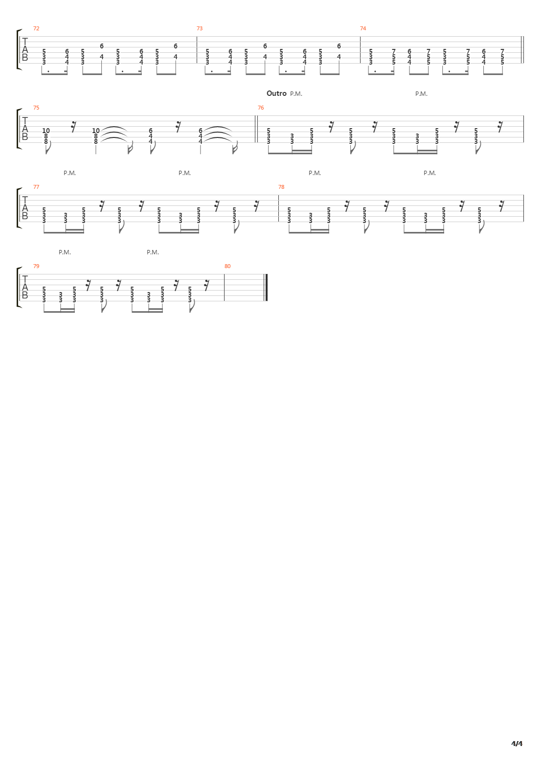 Dead World吉他谱