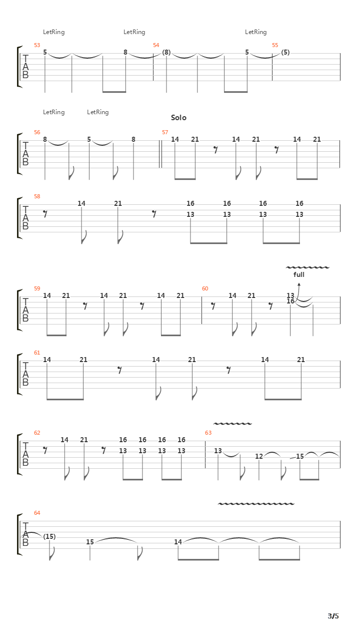 Destroyer吉他谱