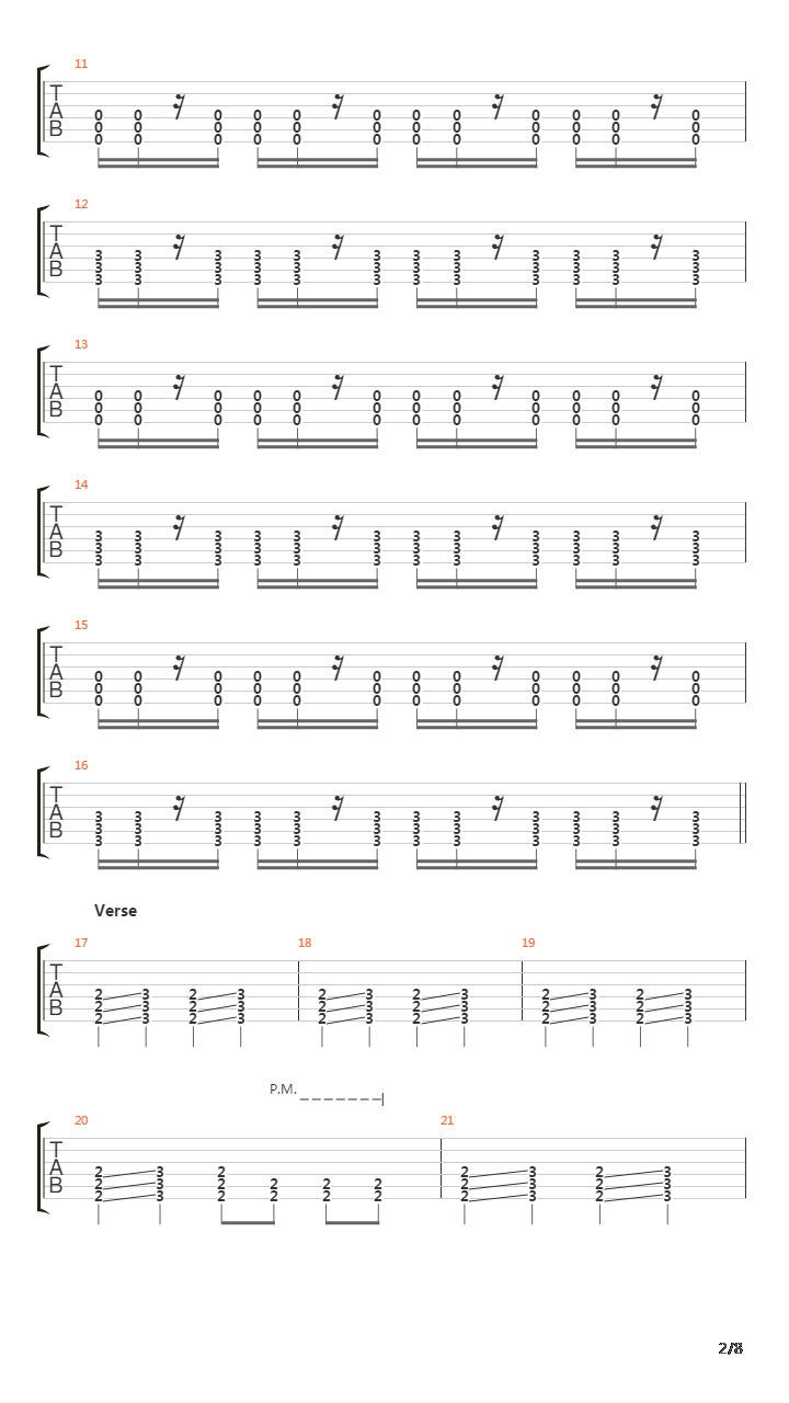 Terminal吉他谱