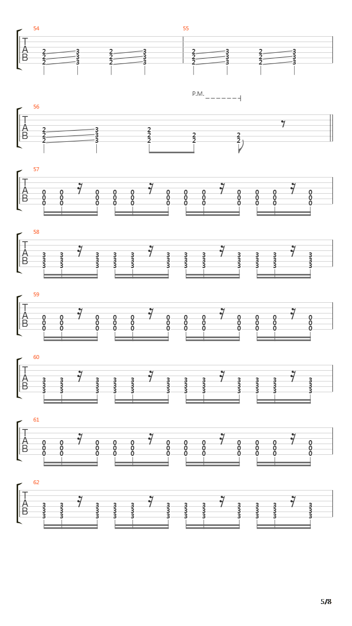 Terminal吉他谱