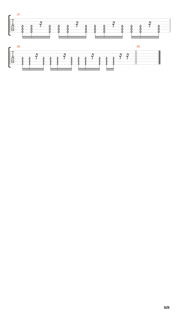 Terminal吉他谱