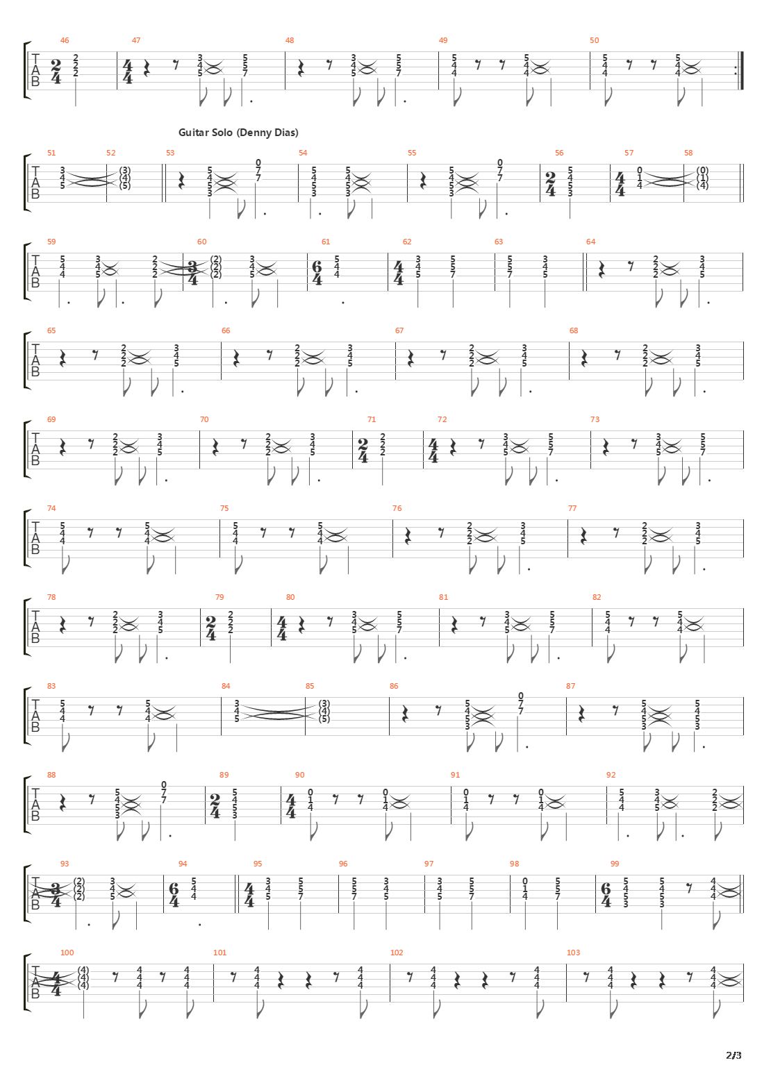 Aja吉他谱