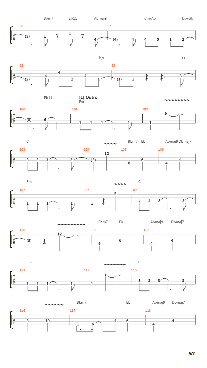 Third World Man吉他谱