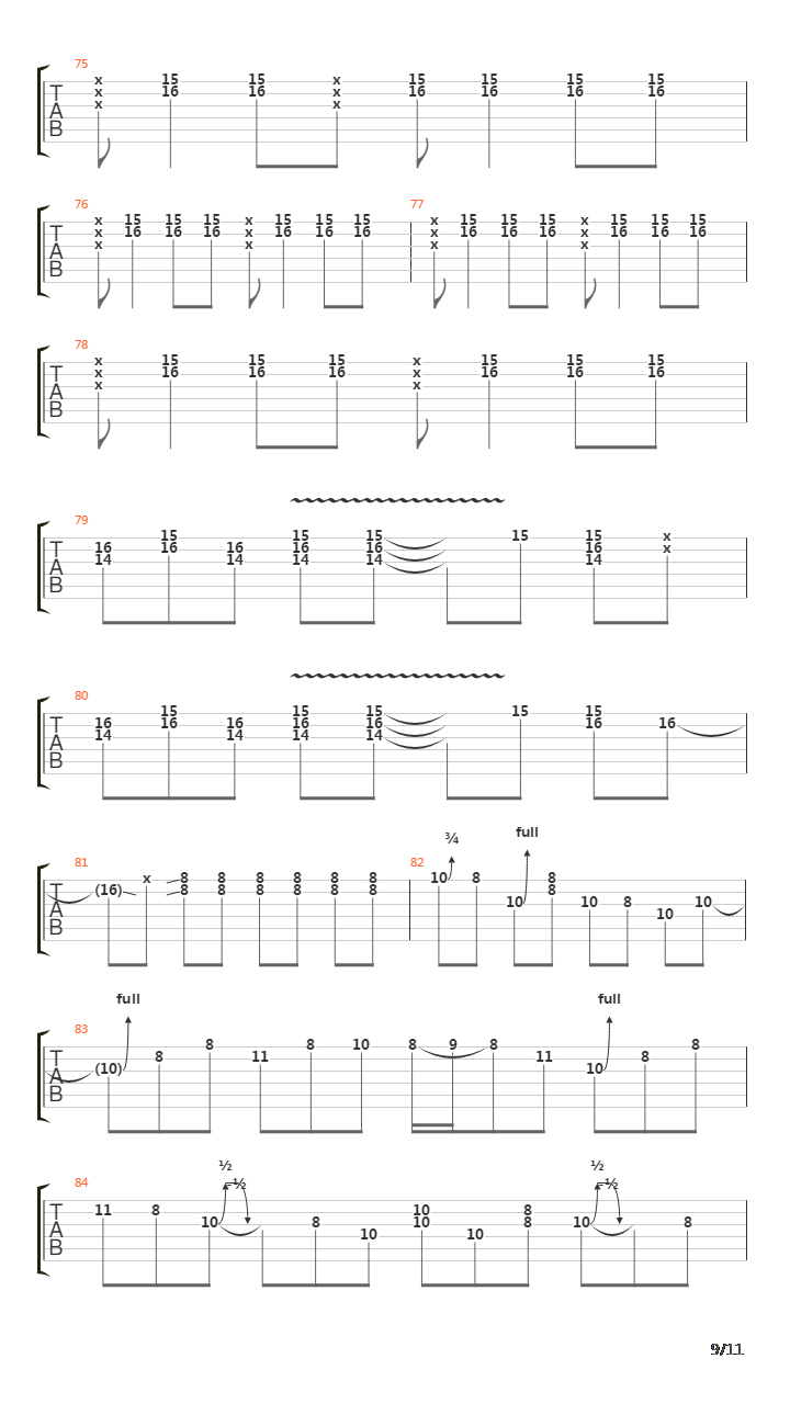 Empty Arms吉他谱