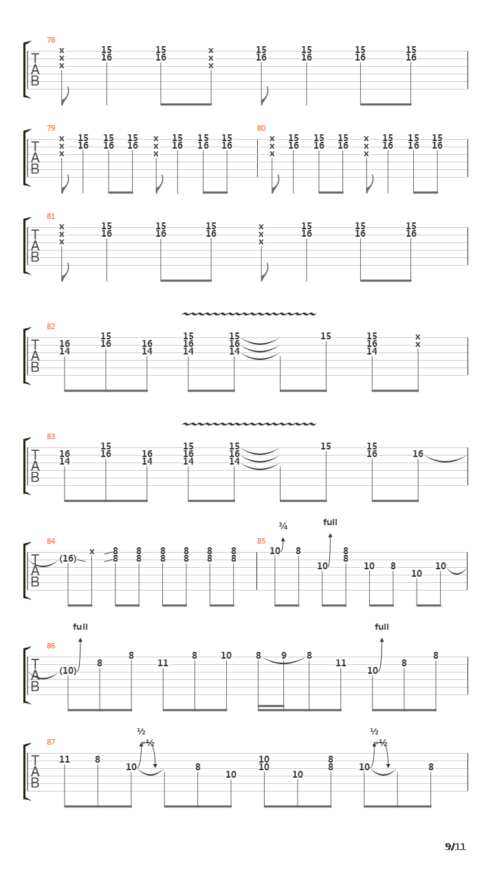 Empty Arms吉他谱