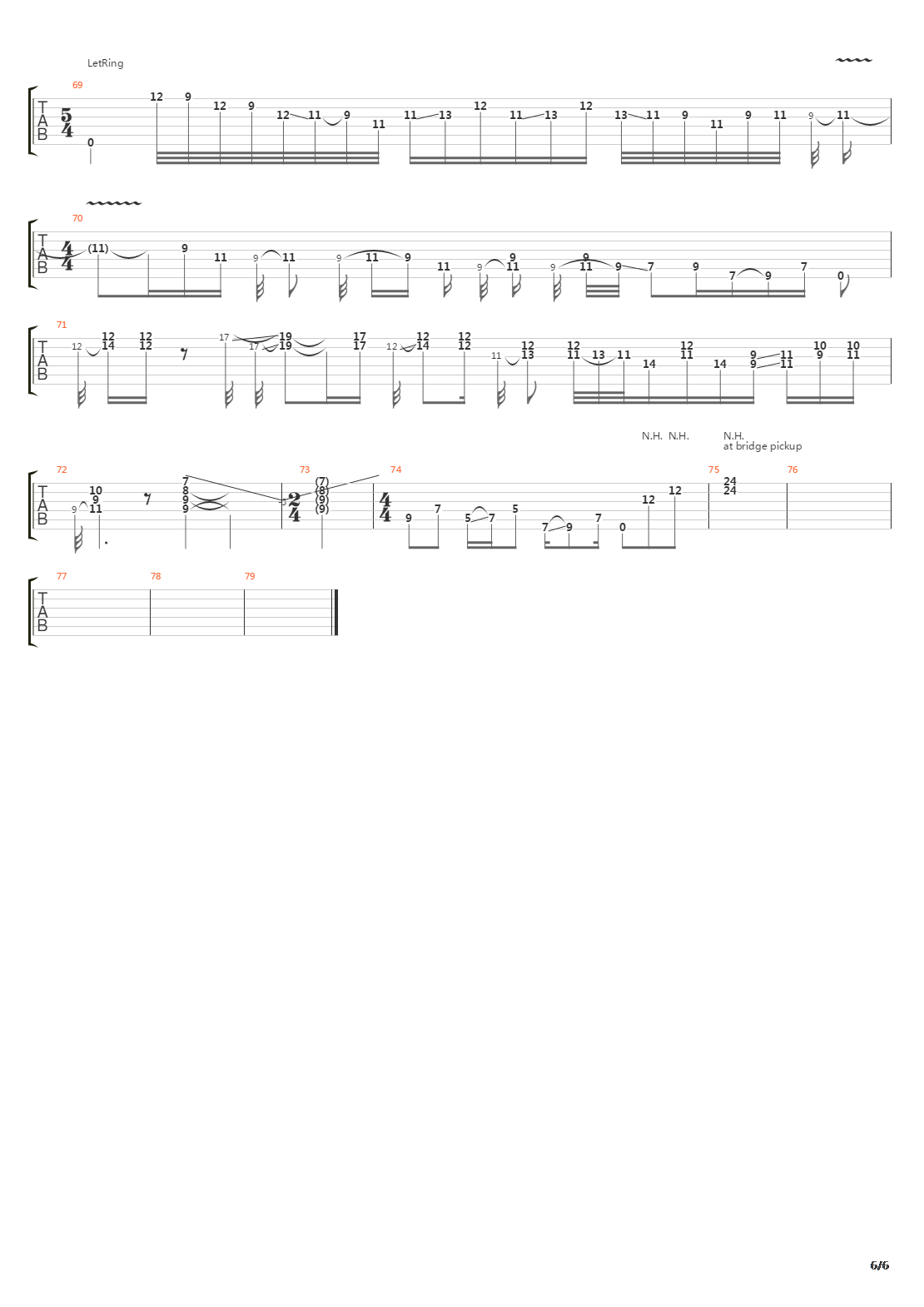 Lenny吉他谱