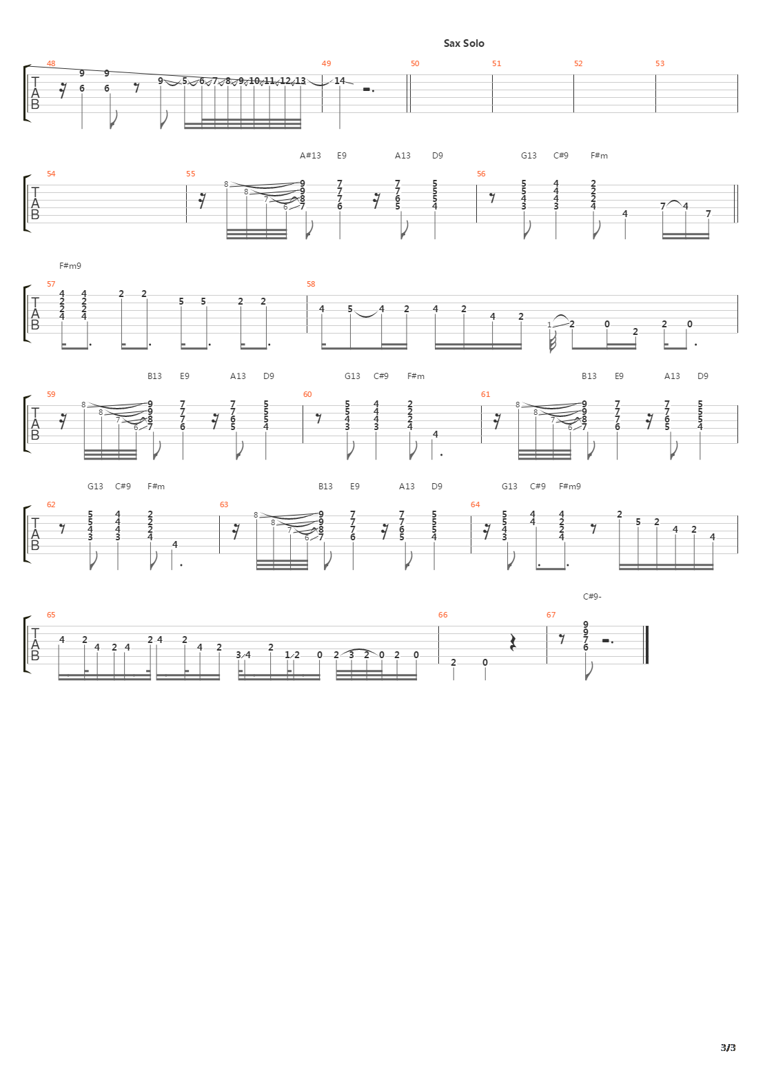 Stangs Swan吉他谱