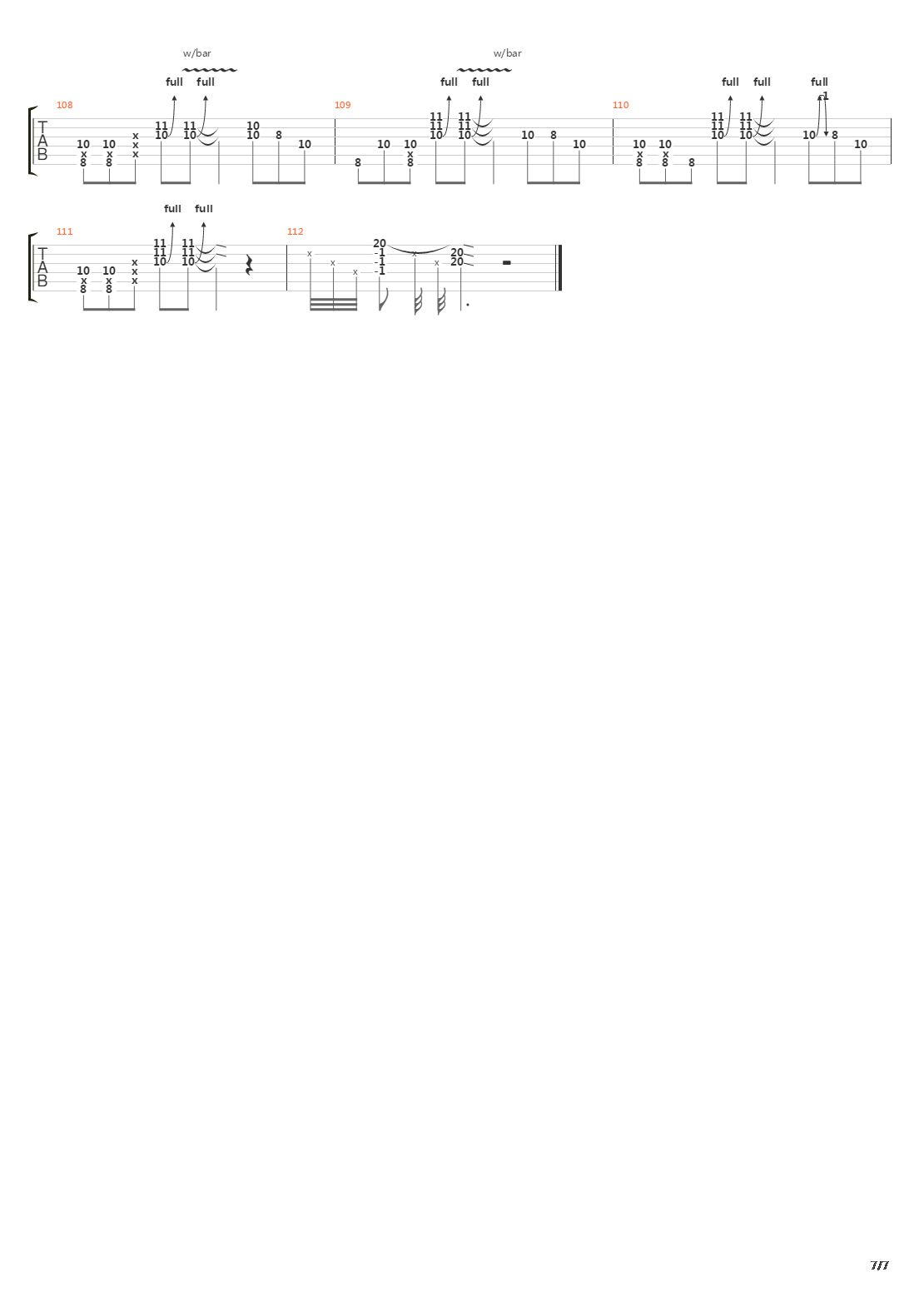 Taxman吉他谱